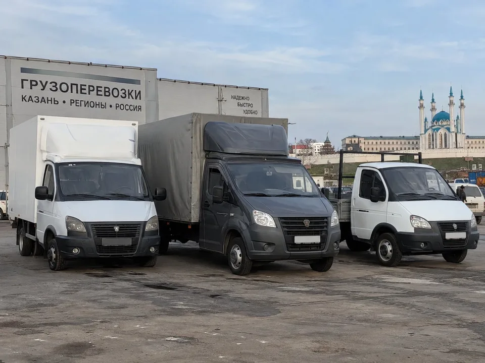 Газель 4 м · Грузовой автомобиль · 1,5 т — перевозчик Грузоперевозки - ГАЗели (24 часа), Казань